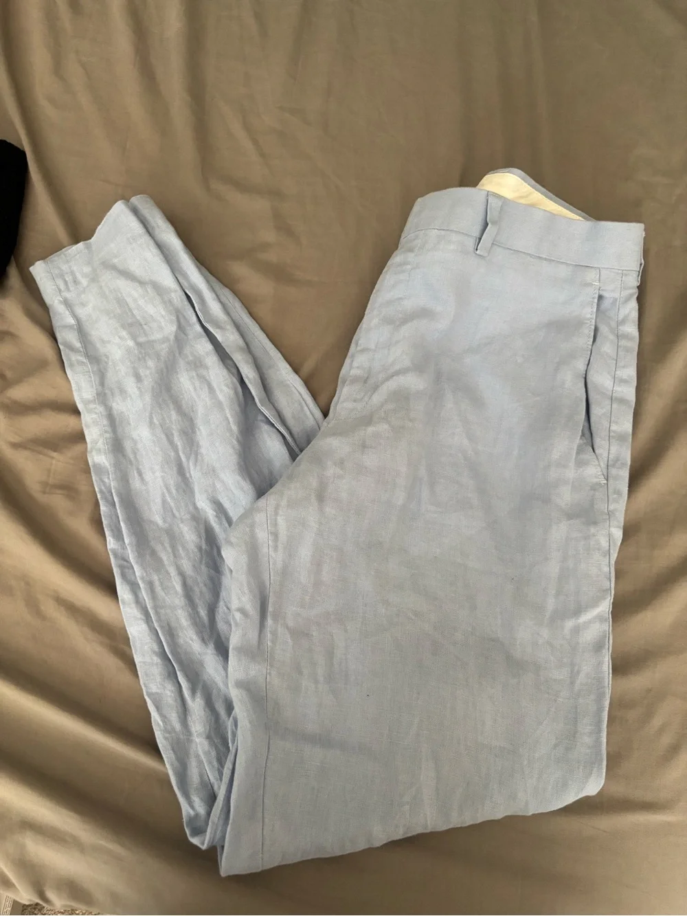 Ralph Lauren Light Blue Linen Pants